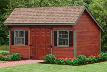 10' x 16' Quaker Saltbox Deluxe Shed camden county nj