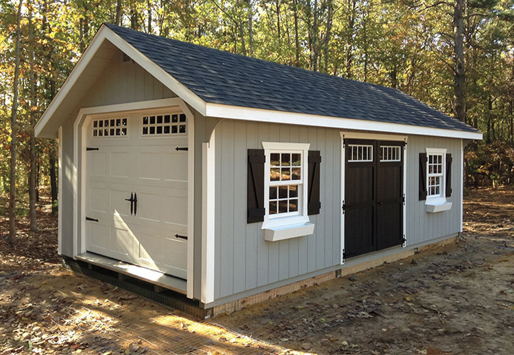 custom built one story garage offered in two locations in Berlin and Swedesboro New Jersey